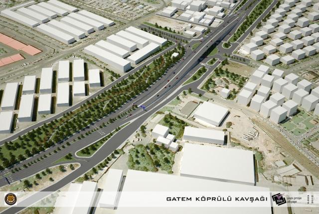 Gatem Köprülü Kavşağı İçin İlk Kazma Pazar Günü Vuruluyor