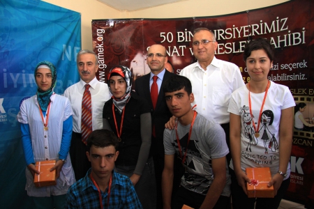 Gaziantepin Göz Bebeklerine Bakan Şimşekten Ödül