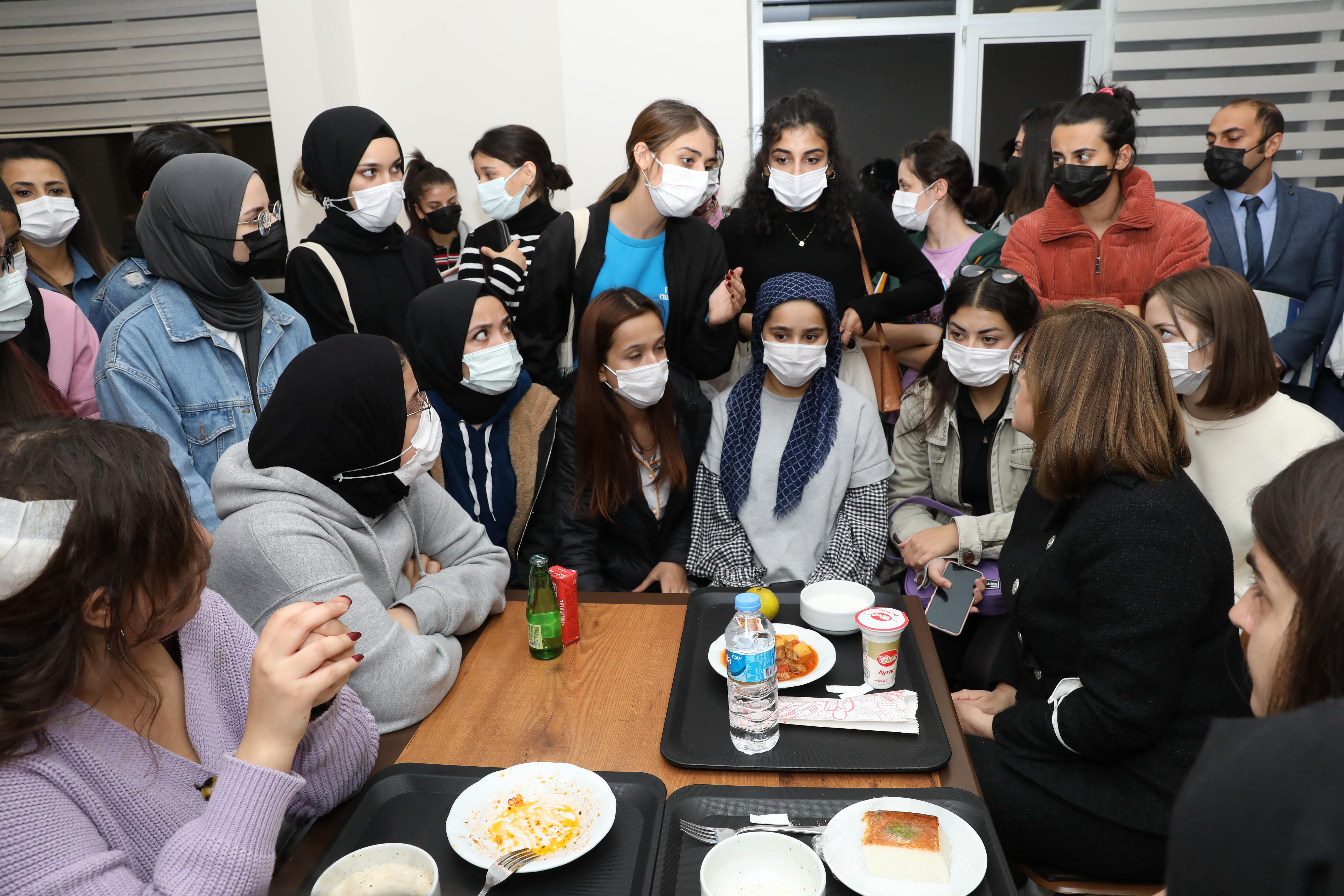Gaziantep Üniversitesi Kız Öğrenci Yurdu Ziyaret