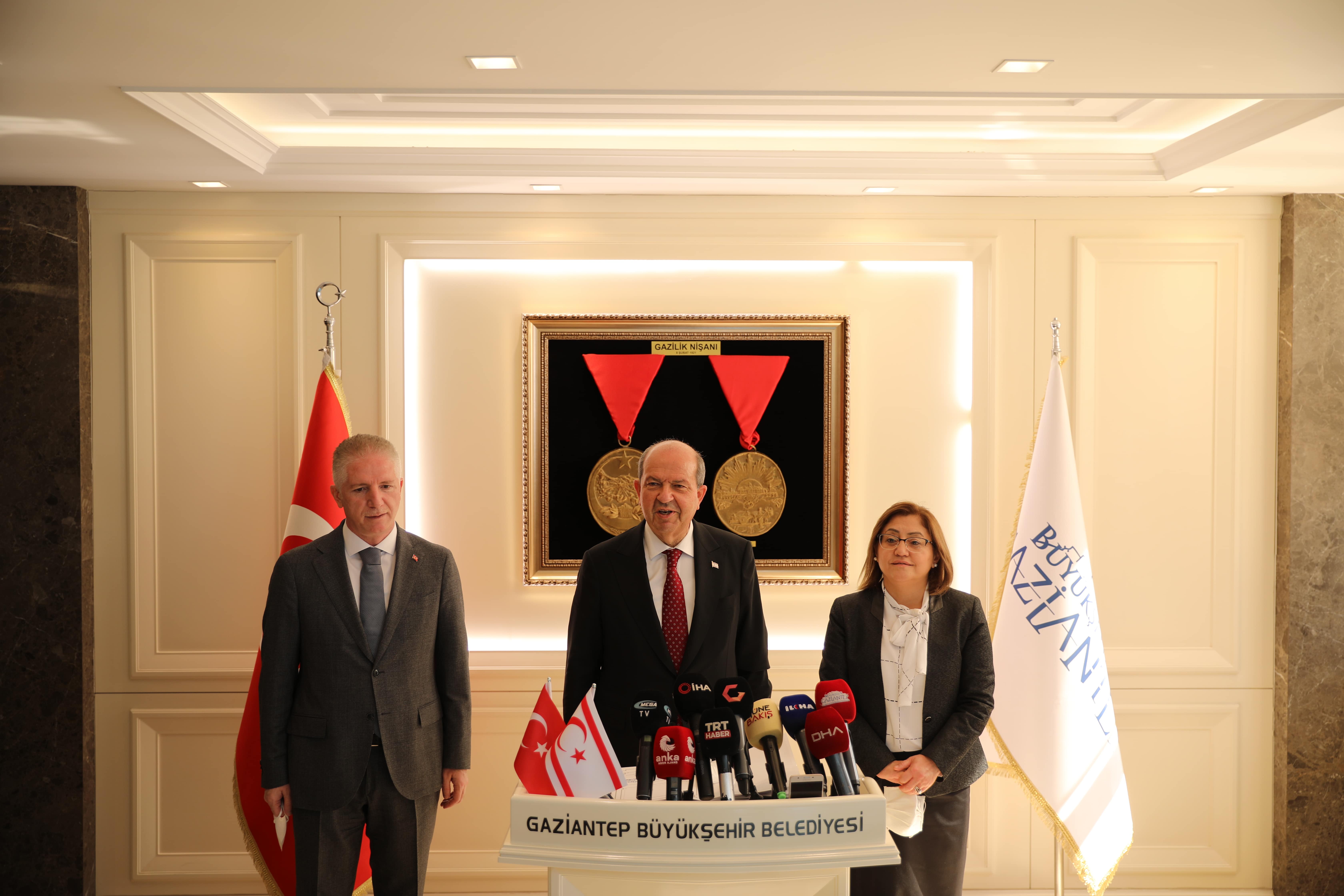 KKTC Cumhurbaşkanı Belediye Ziyareti