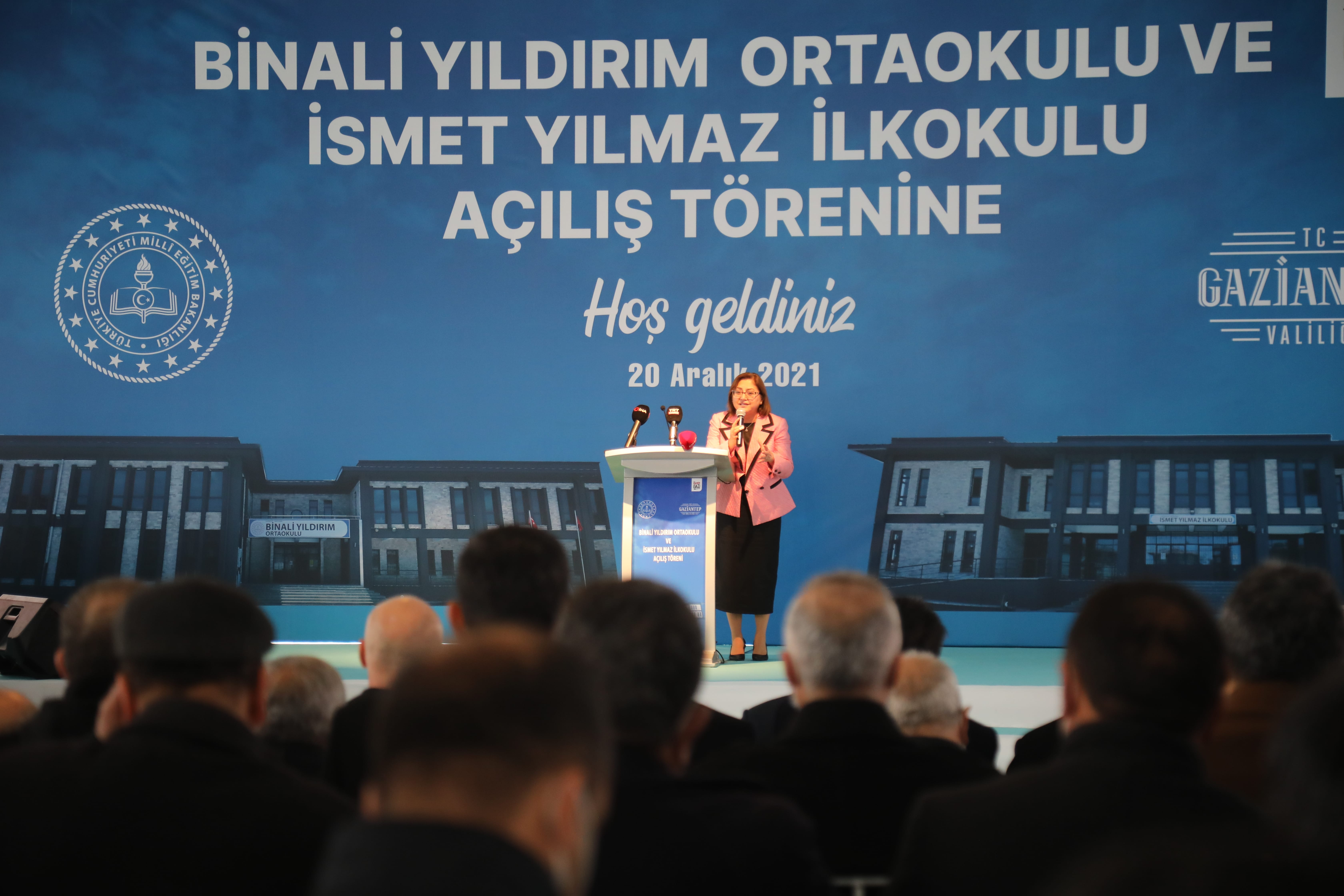 Binali Yıldırım Ortaokulu ve İsmet Yılmaz İlkokulu Açılış Töreni