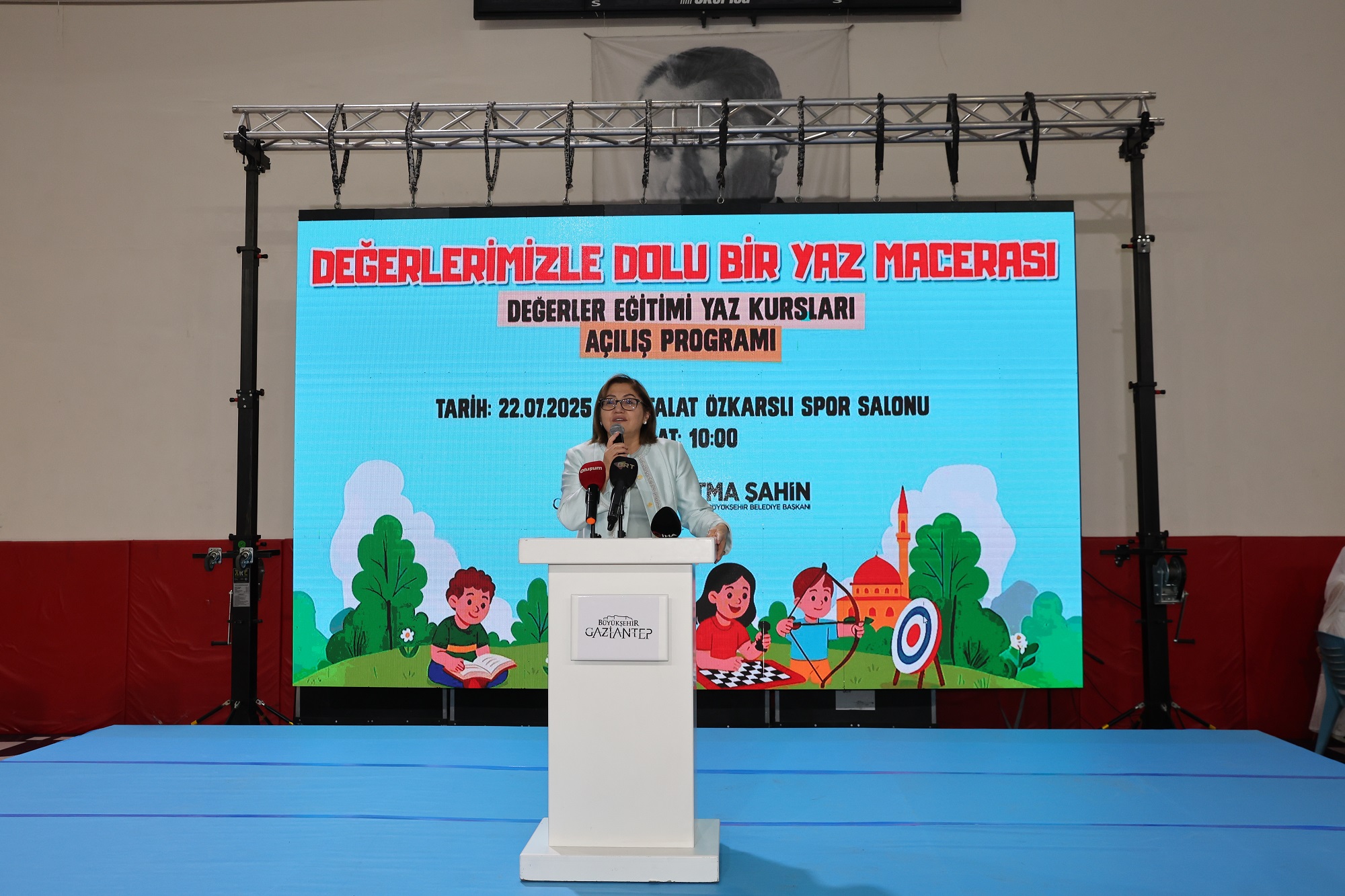 BÜYÜKŞEHİR’DEN YAZ TATİLİNDE 12 BİN ÖĞRENCİYE DEĞERLER EĞİTİMİ