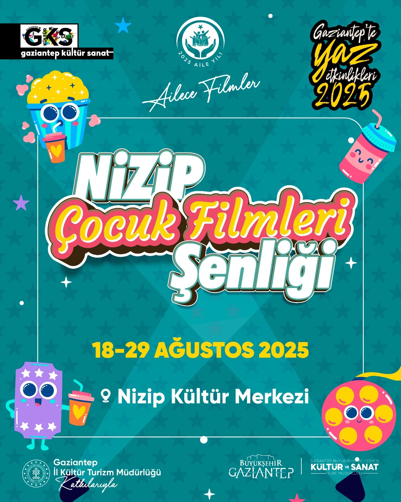 Nizip Çocuk Filmleri Şenliği Başlıyor! 
