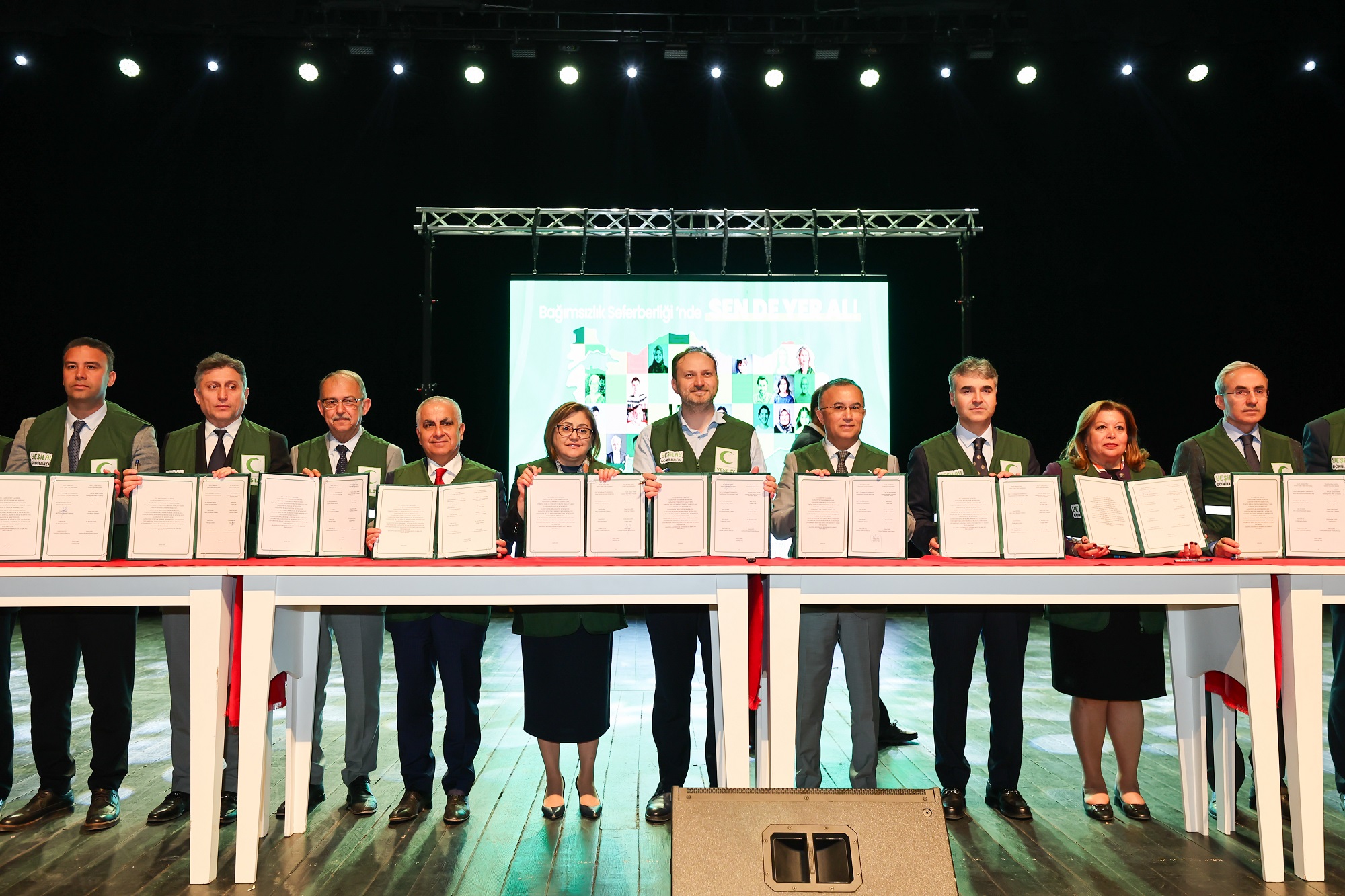 GAZİANTEP’TE “BAĞIMSIZLIK SEFERBERLİĞİ” PROTOKOLÜ İMZALANDI