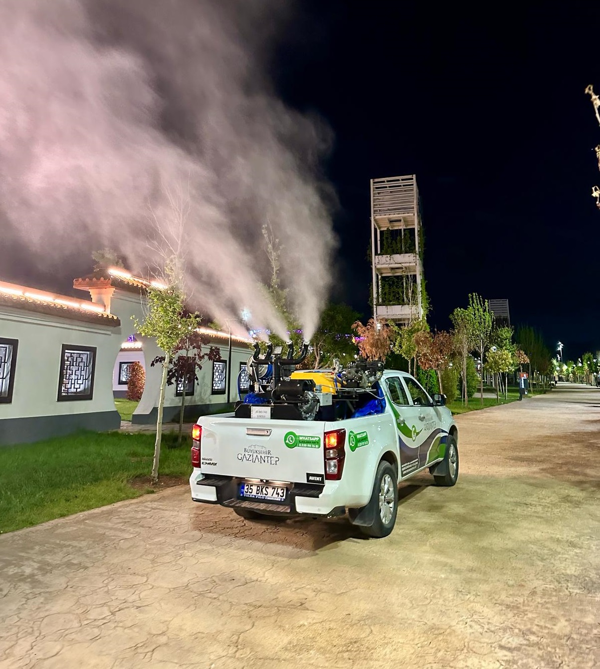 GAZİANTEP BÜYÜKŞEHİR, İLAÇLAMA ÇALIŞMALARINI ARTTIRDI