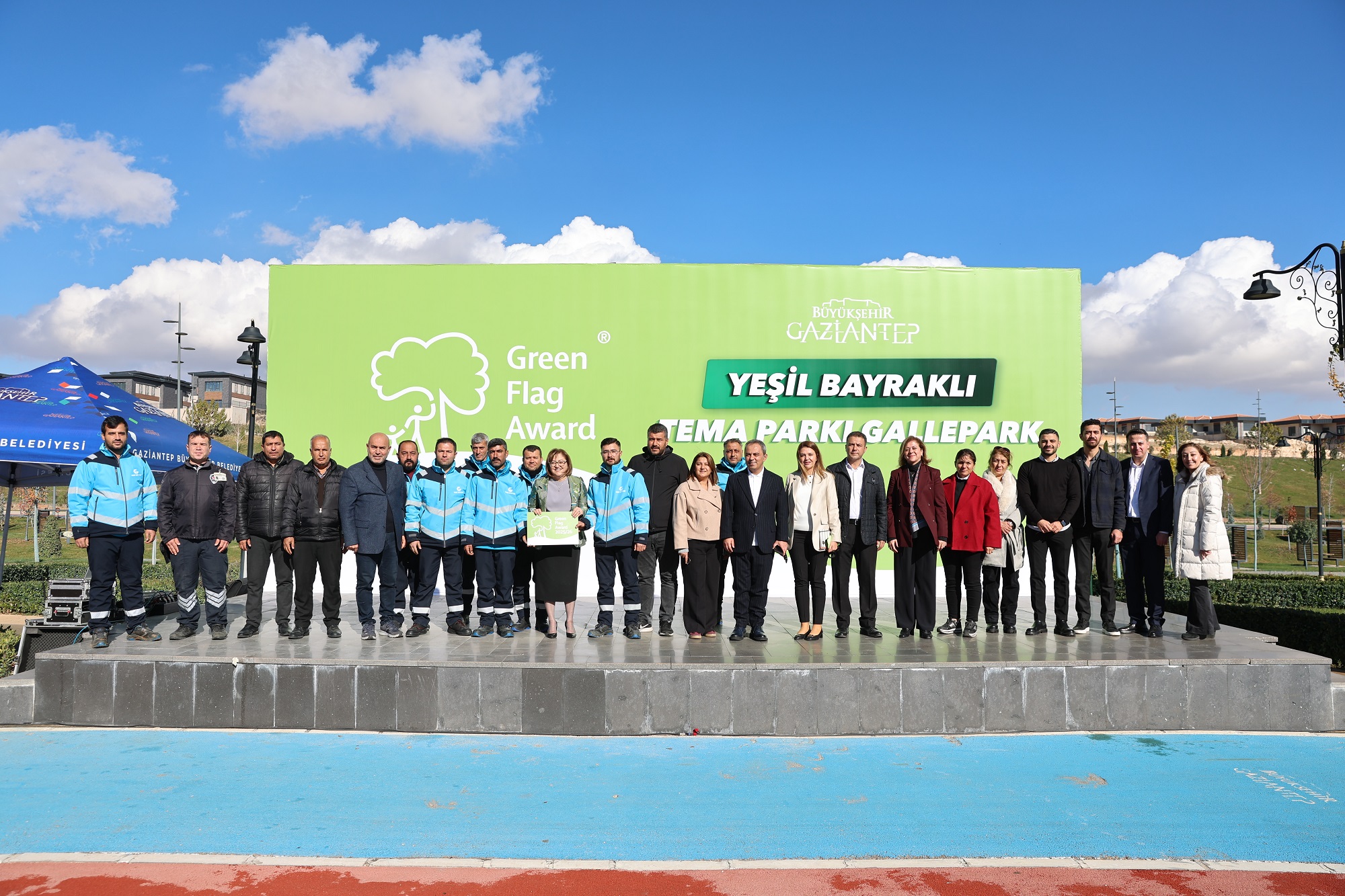 GAZİANTEP’İN YEŞİL İNCİSİ GALLE PARK, ULUSLARARASI YEŞİL BAYRAK ÖDÜLÜNE LAYIK GÖRÜLDÜ