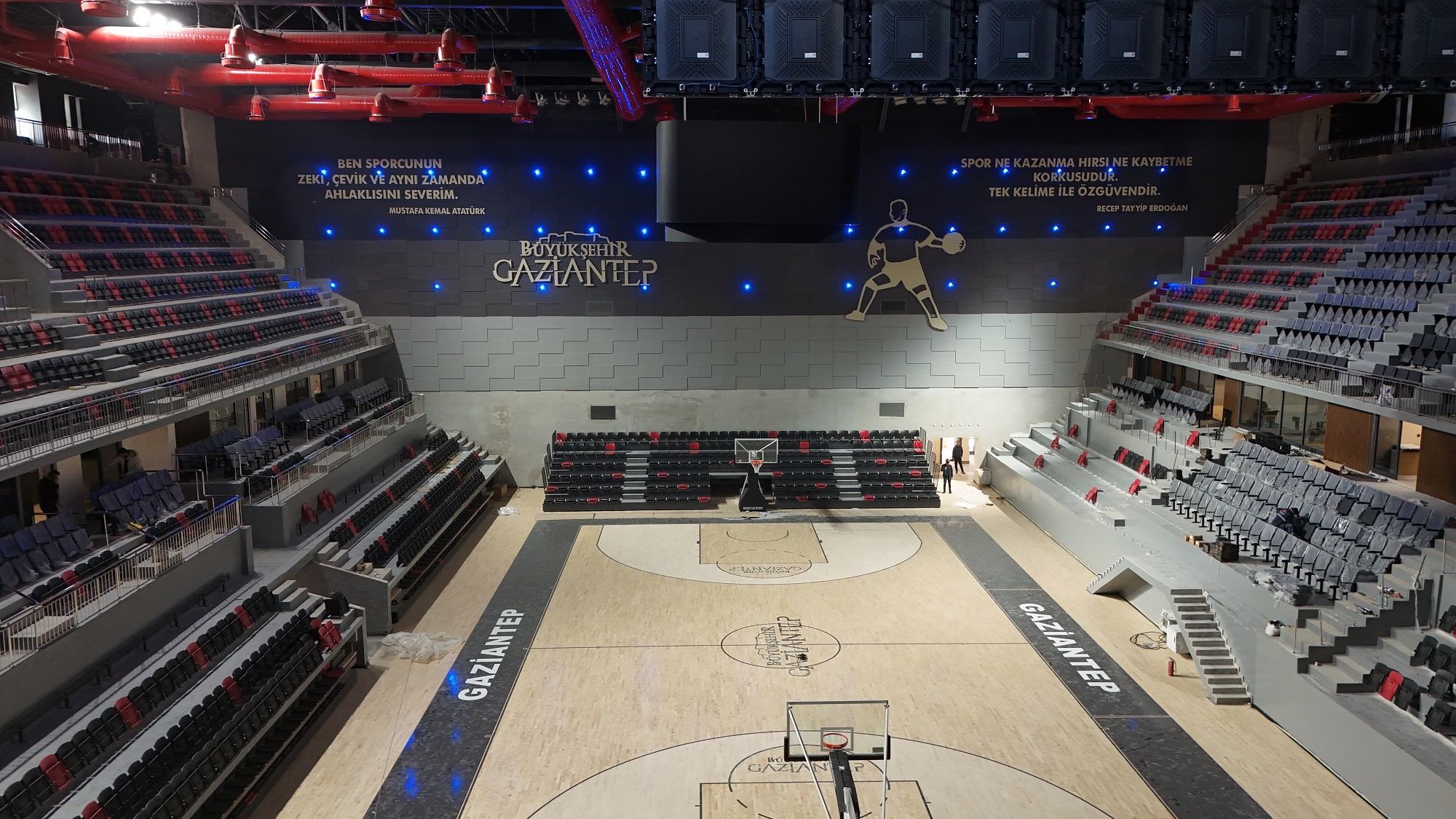 KAMİL OCAK SPOR SALONU, 25 ARALIK’TA GAZİ OYUNLARIYLA KAPILARINI AÇIYOR