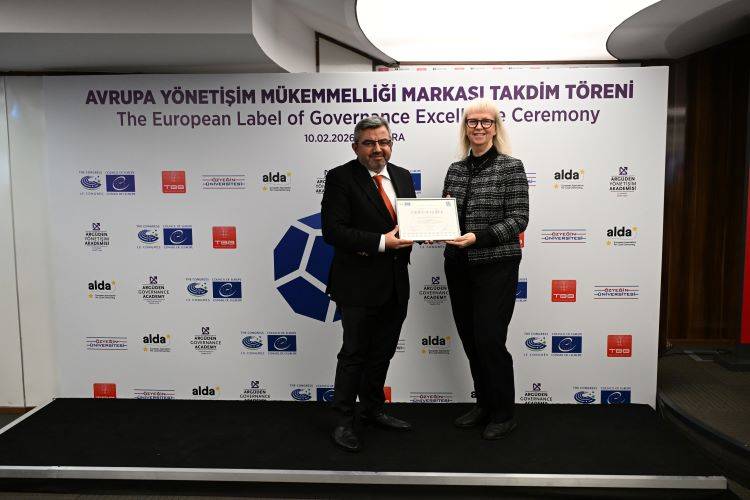 GAZİANTEP BÜYÜKŞEHİR’E AVRUPA’DAN YÖNETİŞİM ÖDÜLÜ!